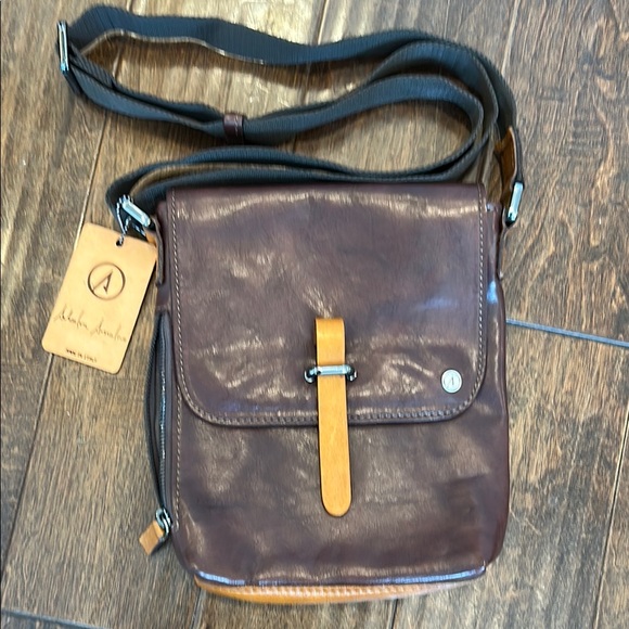 Brown Leather Crossbody Bag